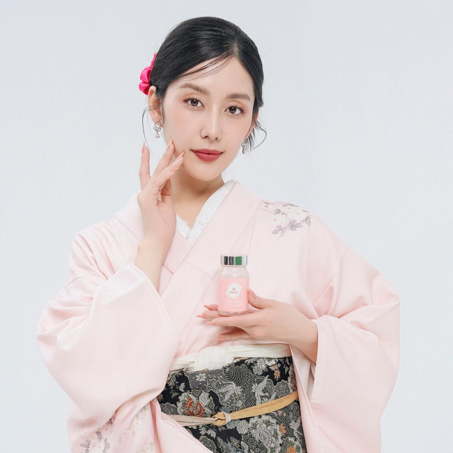 Viên uống Hebora Premium Sakura Damask Rose