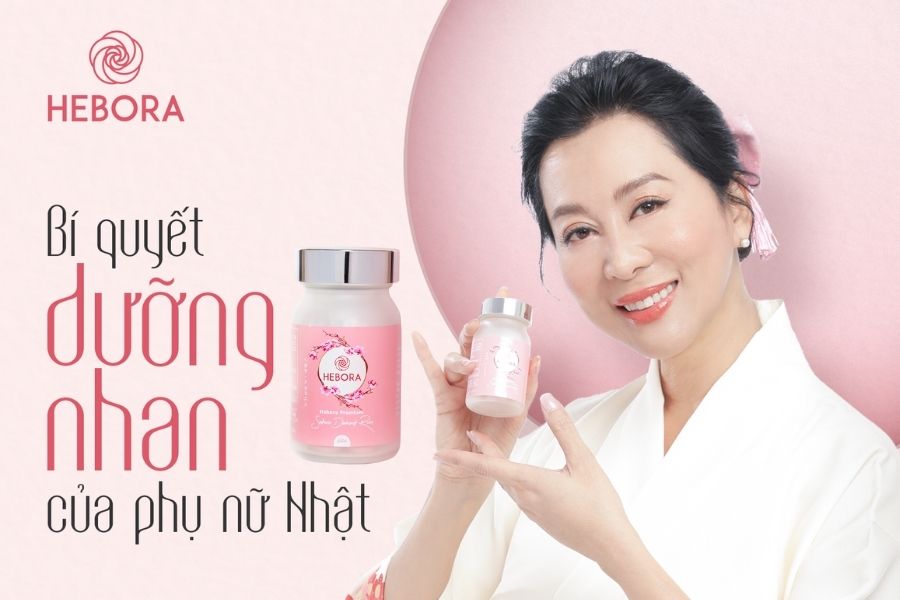 Hebora Premium bí quyết dưỡng nhan của phụ nữ Nhật