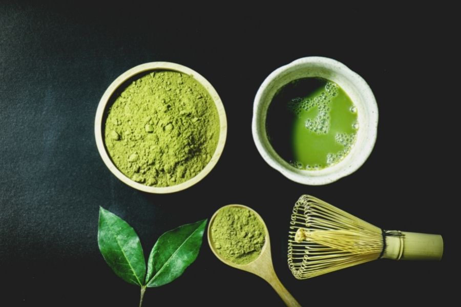 Sản phẩm dưỡng da tự nhiên từ bột trà xanh