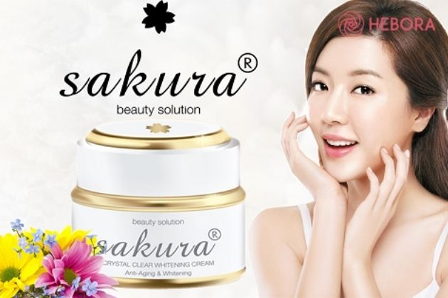 Mỹ phẩm Sakura Anti-Aging & Whitening Cream