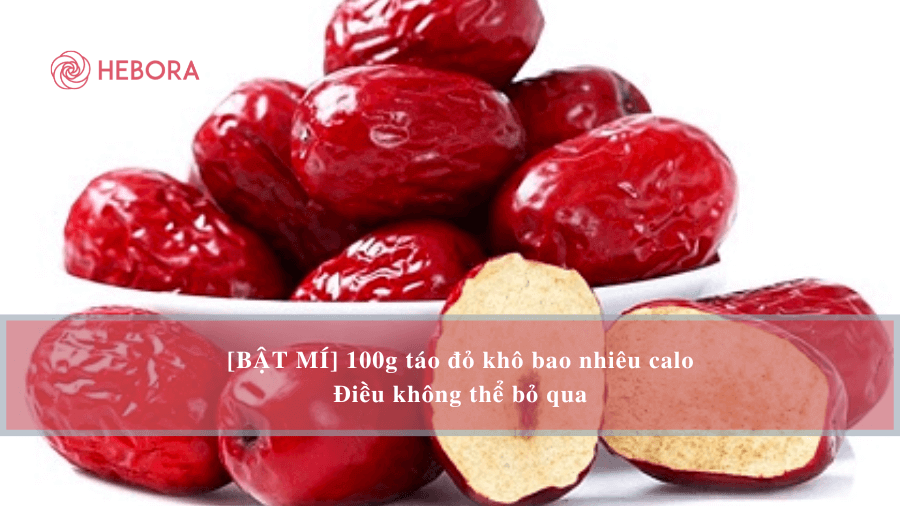 Táo đỏ khô bao nhiêu calo?