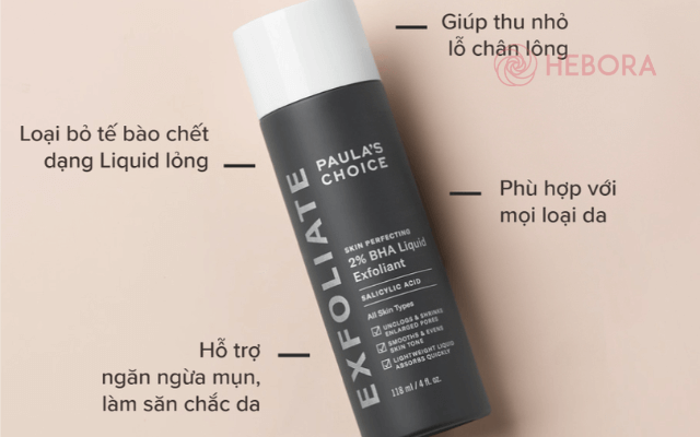 Tác dụng BHA Paula's Choice là gì?